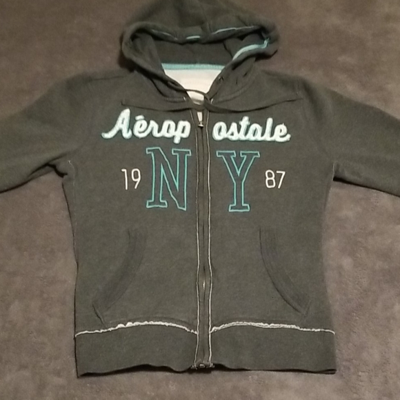 VERY COOL! AEROPOSTLE ZIPPER HOODIE JACKET - Picture 2 of 16